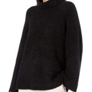 Theory Moving Rib Boucle Turtleneck Size Medium
